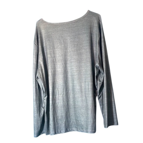 Women's Long Sleeve Top with Heart Design - Green - Picture 7 of 7